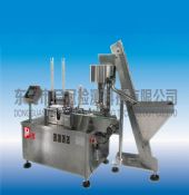 Rotary cap lining machine